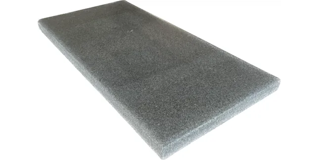 Castle Silver Grey Granite Coping Stone End Piece - 300mm x 600mm