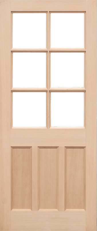 LPD KXT Hemlock Unfinished Unglazed External Front Door - Trusted Building Supplies