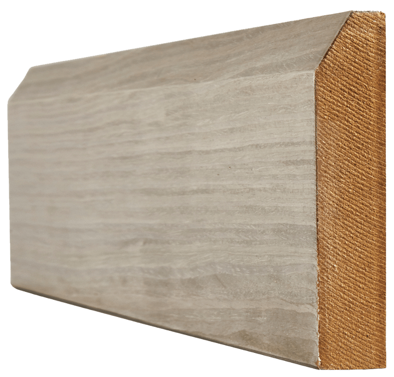 LPD Light Grey Pre - Finished Chamfered Skirting - 12m Pack - Trusted Building Supplies