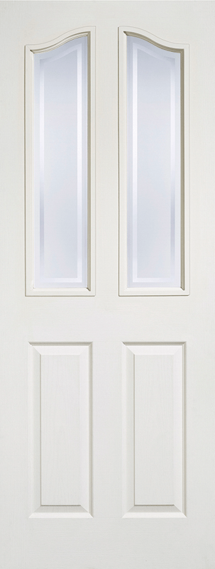 LPD Mayfair 2L Primed White Glazed Internal Door - Trusted Building Supplies