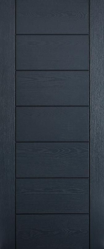 LPD Modica Fully Finished Anthracite Grey Composite External Front Door - Trusted Building Supplies