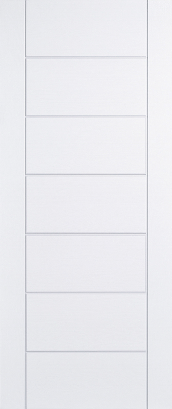 LPD Modica Fully Finished White Composite External Front Door - Trusted Building Supplies