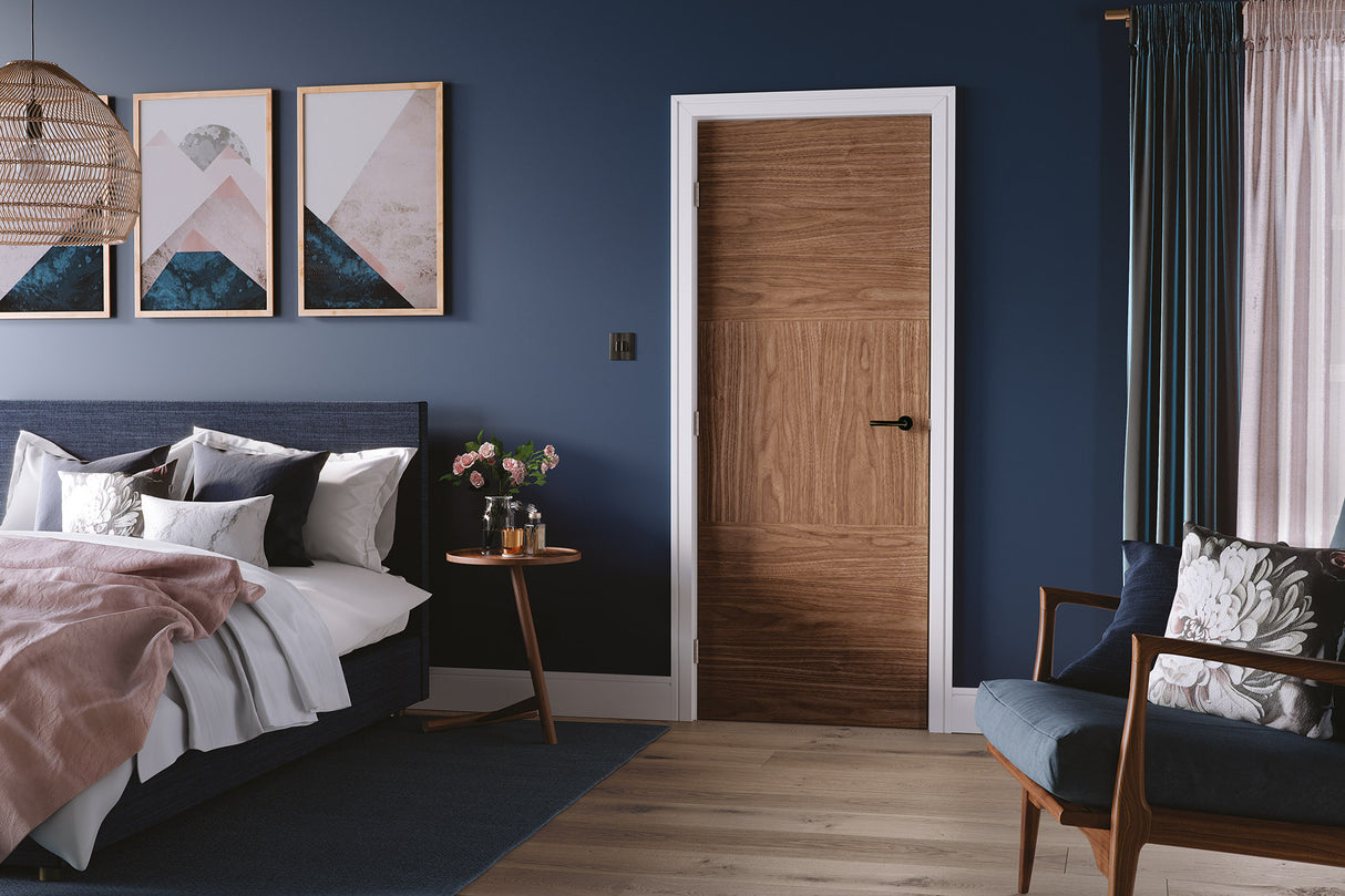 LPD Tres Fully Finished Walnut Internal Door - Trusted Building Supplies