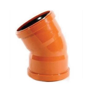 Aquaflow 160mm Underground Drainage Double Socket Bend