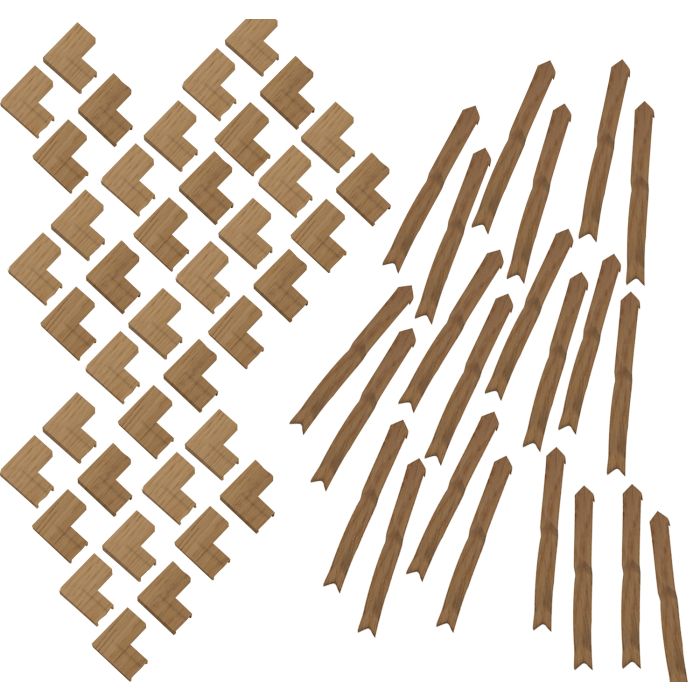 Roomline uPVC Ogee Door Architrave Fitting Kit - Trusted Building Supplies