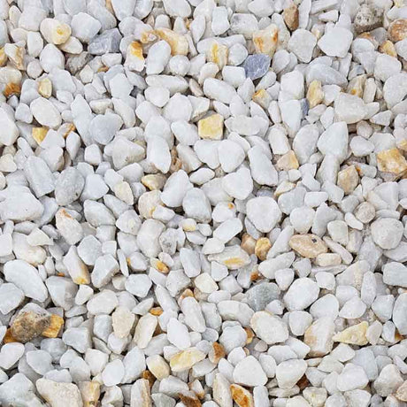 Dandy's Polar White Marble 18mm Chippings - Trusted Building Supplies