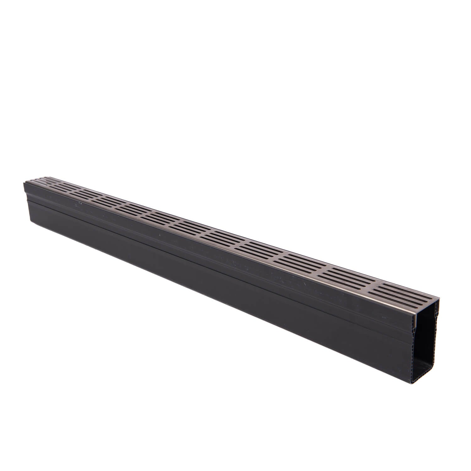 Alusthetic Threshold Channel Drain with Stainless Steel Grating - 1000mm - Trusted Building Supplies