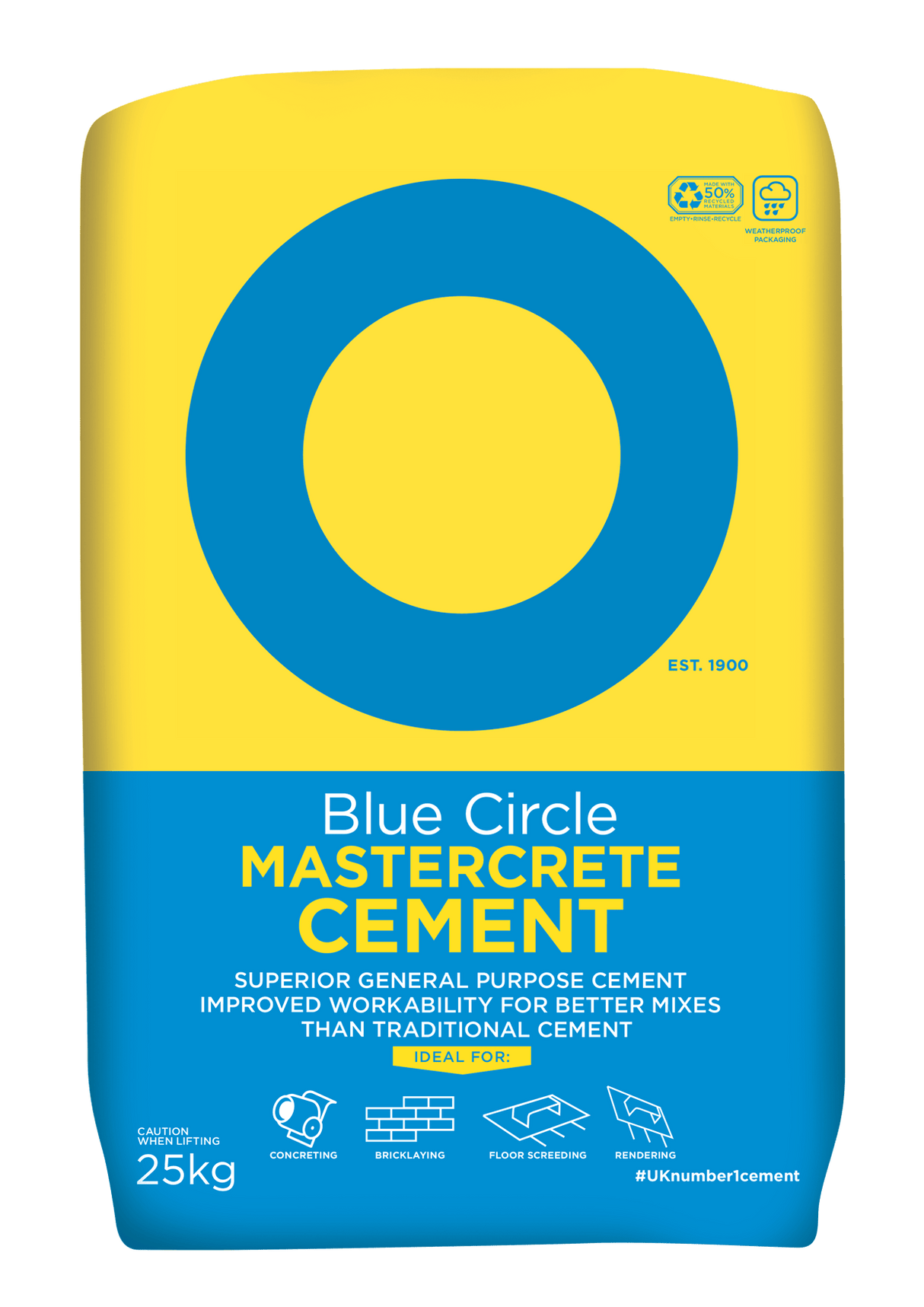 Blue Circle Mastercrete Cement - 25kg - Trusted Building Supplies