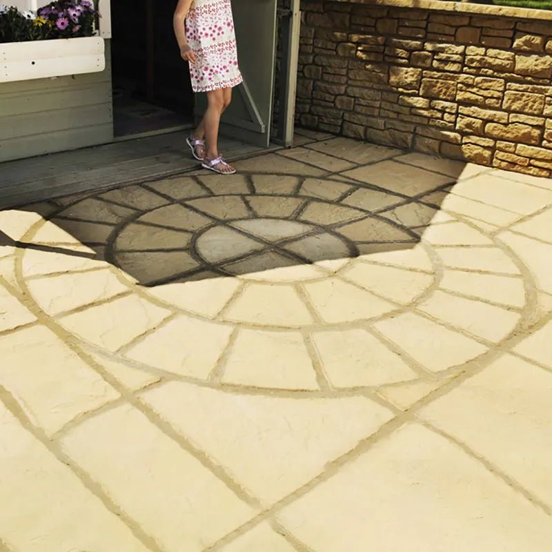 Bowland Stone Cathedral Barley Circle Patio Kit - Trusted Building Supplies