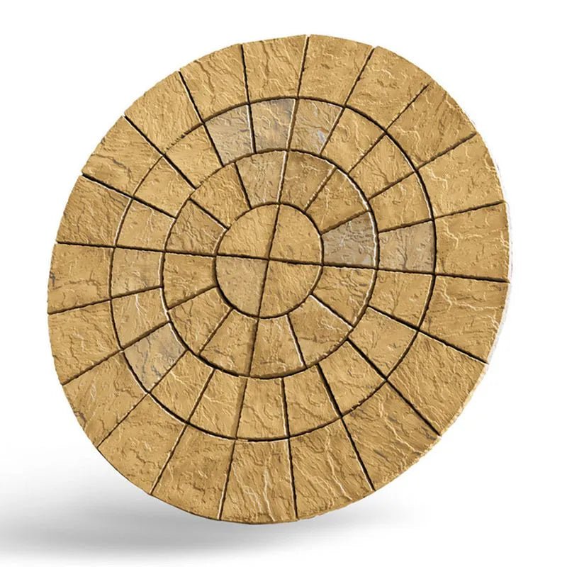 Bowland Stone Cathedral Barley Circle Patio Kit - Trusted Building Supplies