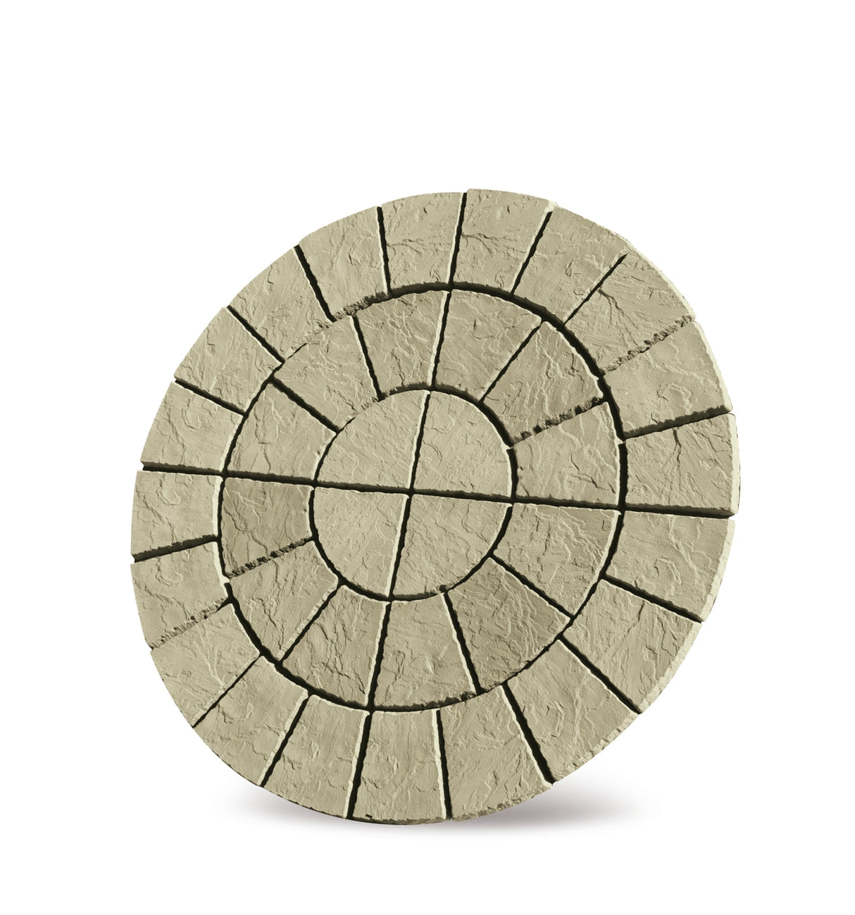 Bowland Stone Cathedral Weathered York Circle Patio Kit - Trusted Building Supplies