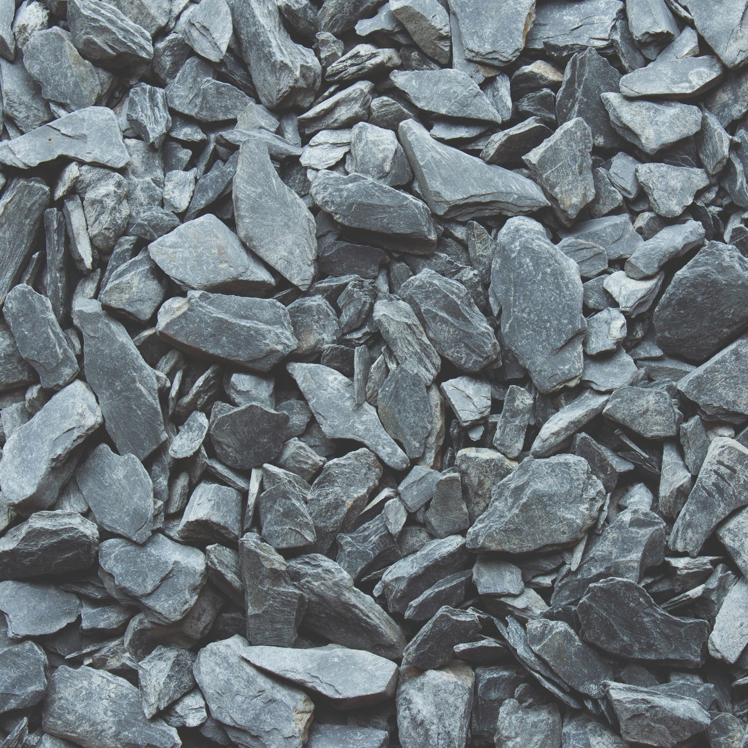 Bowland Stone Decorative 40mm Blue Slate Chippings Bulk Bag - Trusted Building Supplies