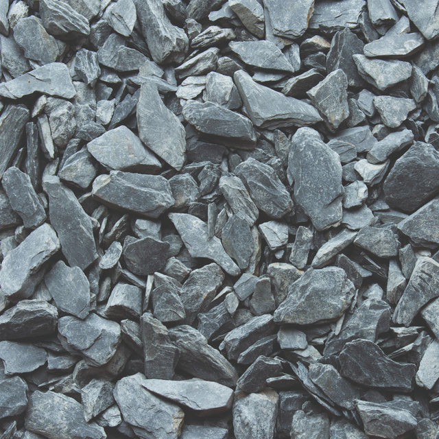 Bowland Stone Decorative 40mm Blue Slate Chippings Bulk Bag - Trusted Building Supplies