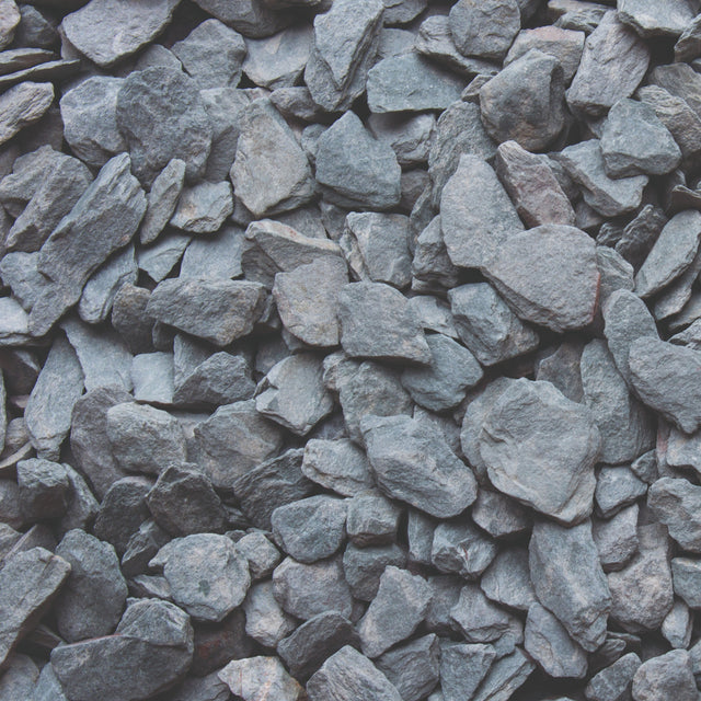 Bowland Stone Decorative 40mm Green Slate Chippings Bulk Bag - Trusted Building Supplies