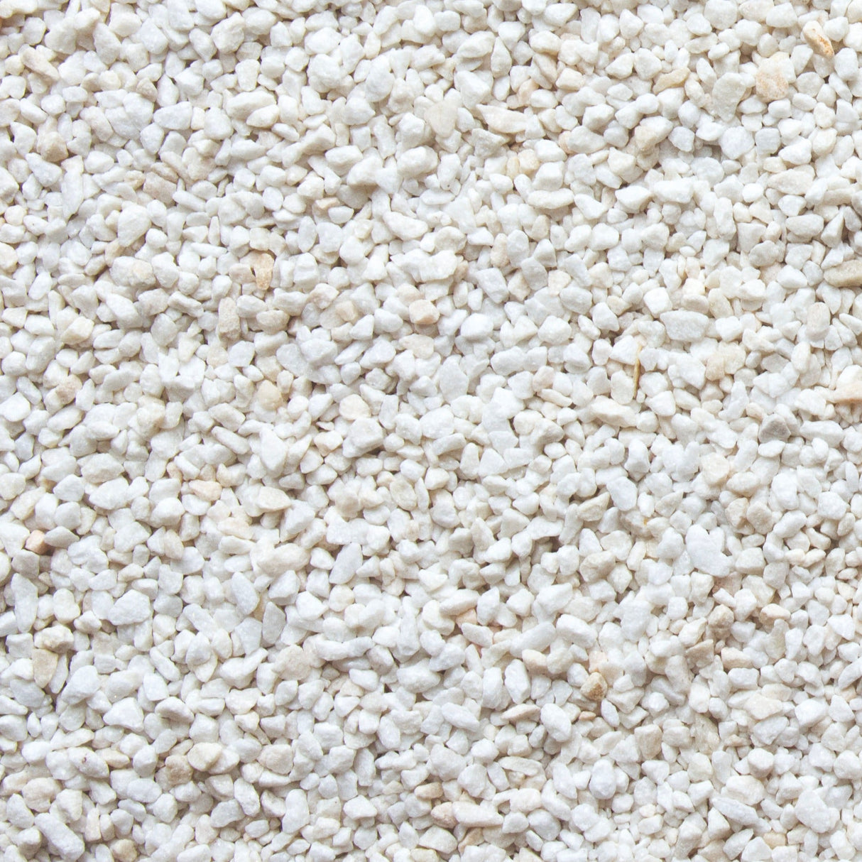 Bowland Stone Decorative 8 - 11mm White Marble Chippings Bulk Bag - Trusted Building Supplies