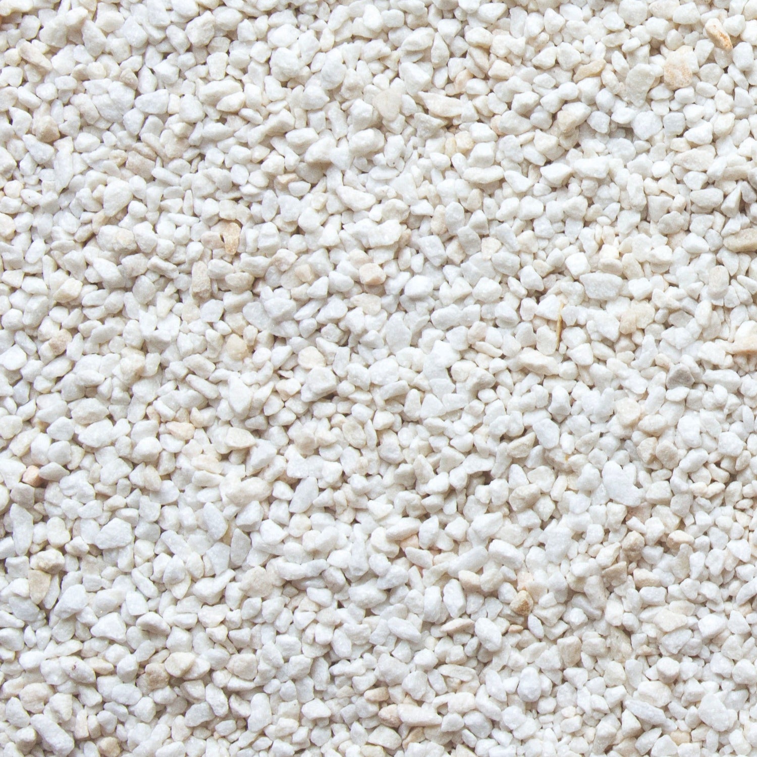 Bowland Stone Decorative 8 - 11mm White Marble Chippings Bulk Bag - Trusted Building Supplies
