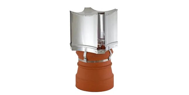 Brewer Aerodyne Anti - Downdraught Solid Fuel Chimney Cowl with Strap Fixing - Trusted Building Supplies