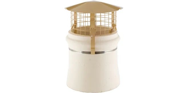 Brewer Round Strap Fix Solid Fuel Birdguard Chimney Cowl - Trusted Building Supplies