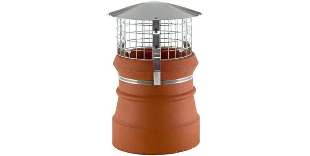Brewer Round Strap Fix Solid Fuel Birdguard Chimney Cowl - Trusted Building Supplies