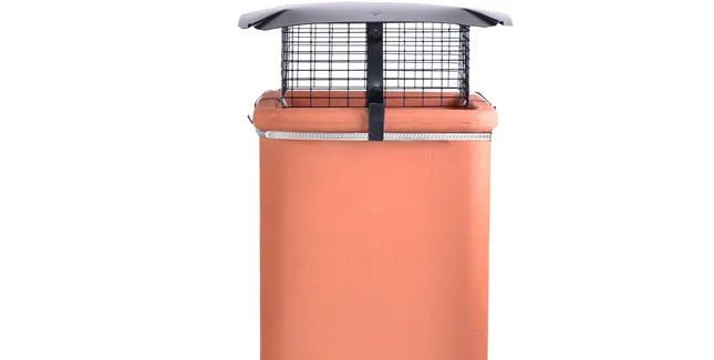 Brewer Square Gas Chimney Birdguard with Rain Cap - Trusted Building Supplies