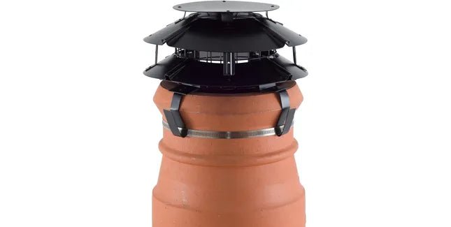 Brewer Ultimate Flue Outlet Round Solid Fuel Chimney Cowl - Trusted Building Supplies