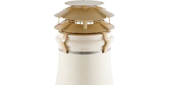 Brewer Ultimate Flue Outlet Round Solid Fuel Chimney Cowl - Trusted Building Supplies