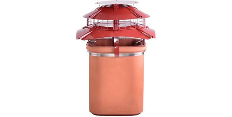 Brewer Ultimate Flue Outlet Square Solid Fuel Chimney Cowl - Trusted Building Supplies