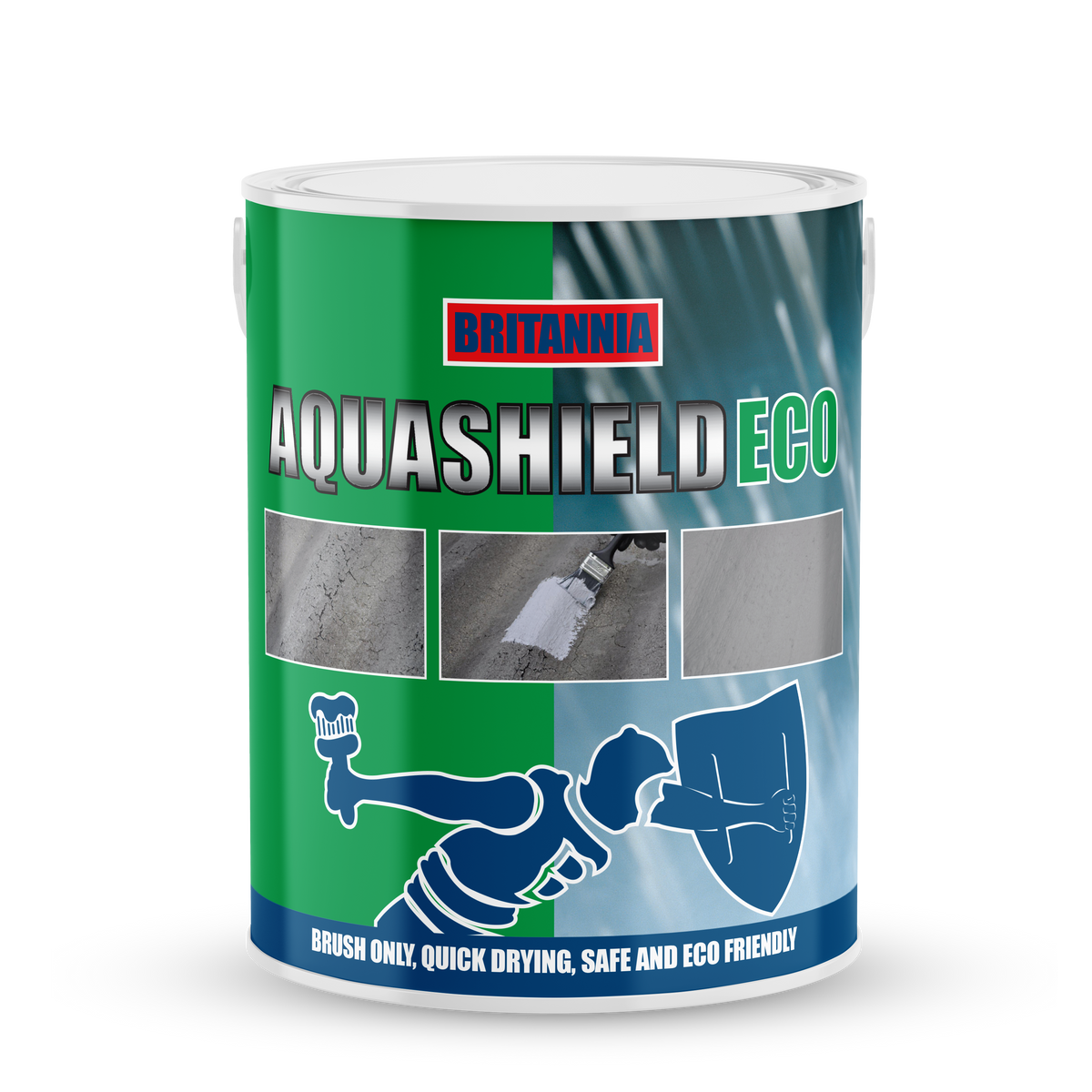 Britannia Paints Aquashield Eco solvent-free waterproof roof coating