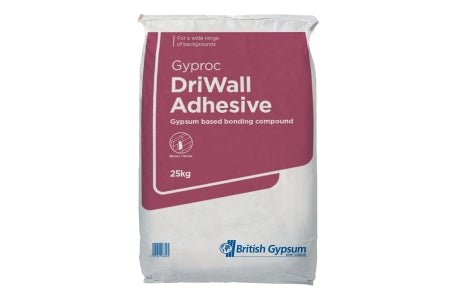 British Gypsum Gyproc DriWall Adhesive - 25kg - Trusted Building Supplies