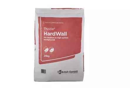 British Gypsum Thistle HardWall Plaster - 25kg - Trusted Building Supplies