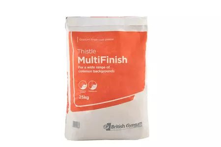 British Gypsum Thistle MultiFinish Plaster - 25kg - Trusted Building Supplies