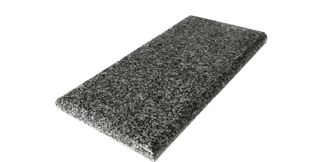Castle Dolomite Grey Granite Coping Stone End Piece - 300mm x 600mm - Trusted Building Supplies