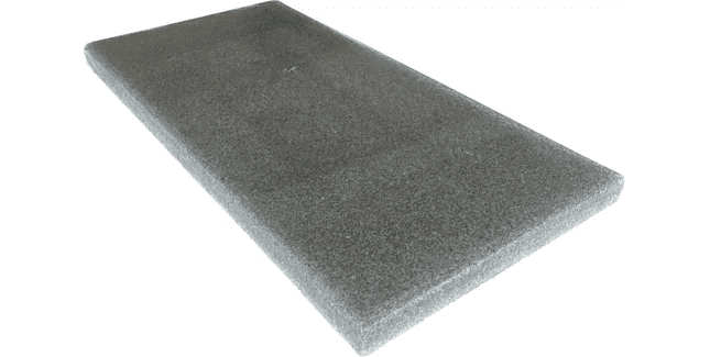 Castle Silver Grey Granite Coping Stone End Piece - 300mm x 600mm - Trusted Building Supplies