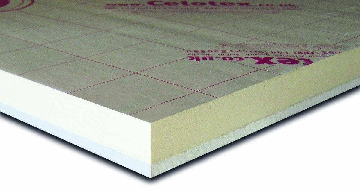 Celotex 77.5mm Insulated Plasterboard 2400mm x 1200mm - PL4065 - Trusted Building Supplies