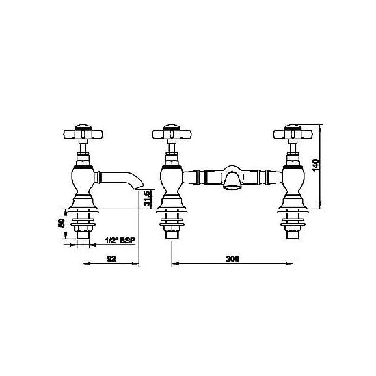 Classic Chrome Luxury Basin Mixer Tap - Trusted Building Supplies