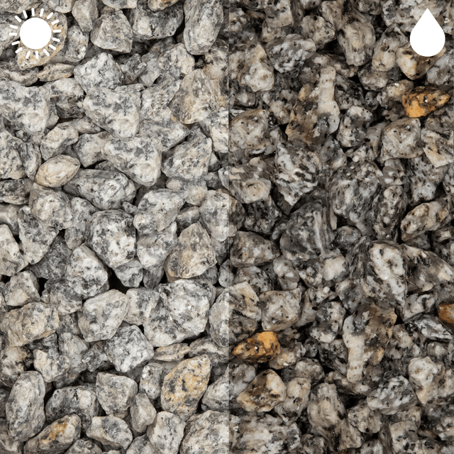 Contec 20mm Clean Stone Silver Granite Chippings Bulk Bag - 850kg - Trusted Building Supplies