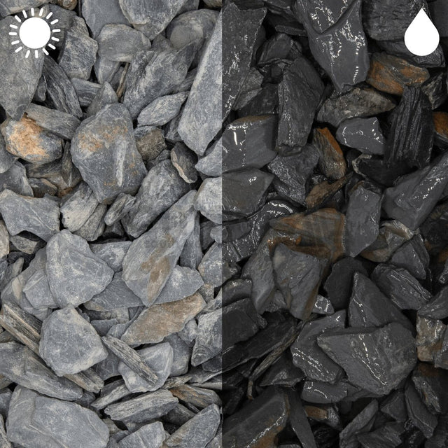 Contec Blue Grey Slate Chippings Bulk Bag - 850kg - Trusted Building Supplies