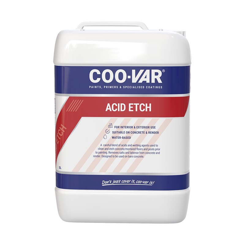 Coo - Var Acid Etch For Concrete - Trusted Building Supplies