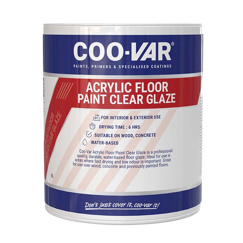 Coo - Var Acrylic Floor Clear Glaze Paint - Trusted Building Supplies