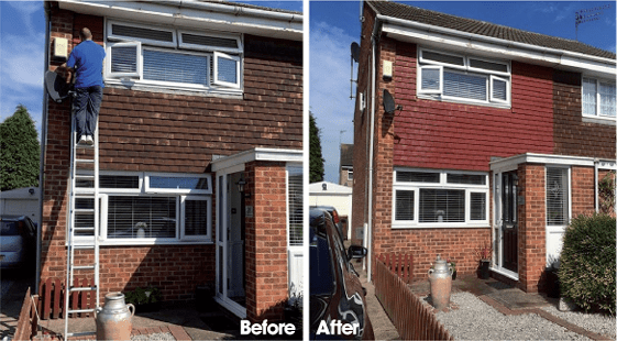 Coo - Var Brick & Tile Red Matt Water Based Paint - Trusted Building Supplies