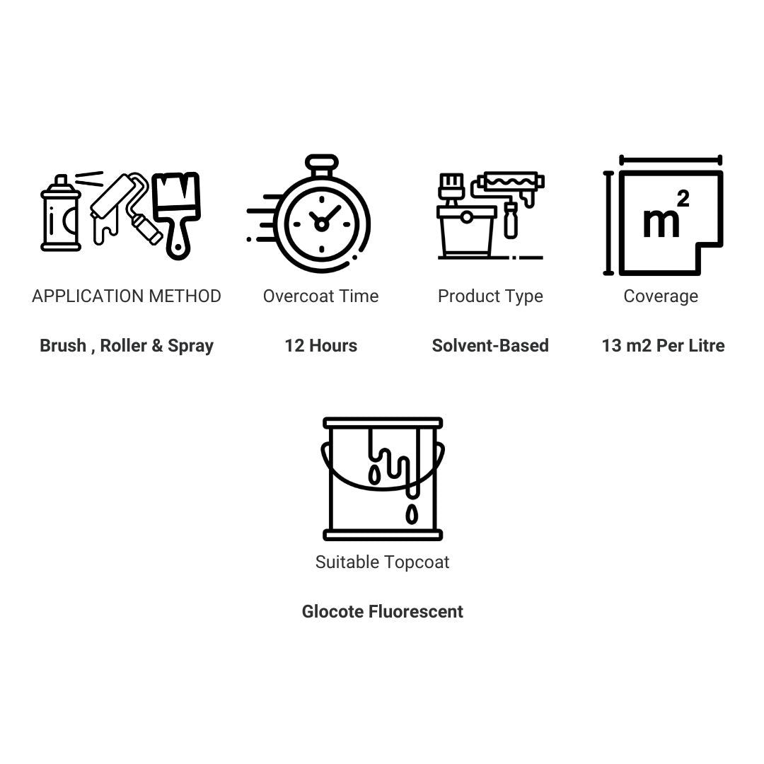 Coo - Var Glocote Fluorescent Foundation Base - Trusted Building Supplies