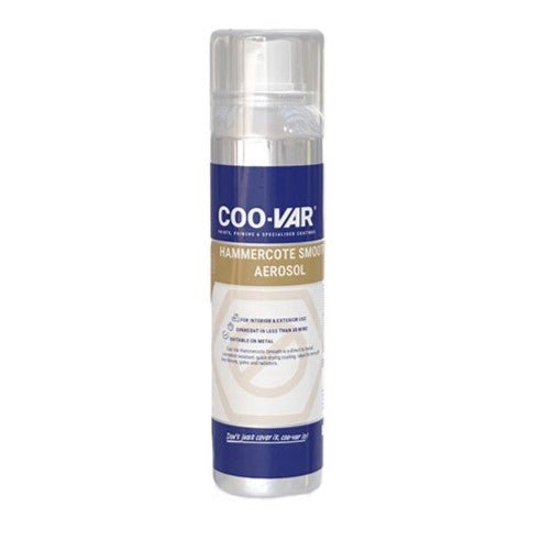 Coo - Var Hammercote Smooth Aerosol 400ml - Pack of 6 - Trusted Building Supplies