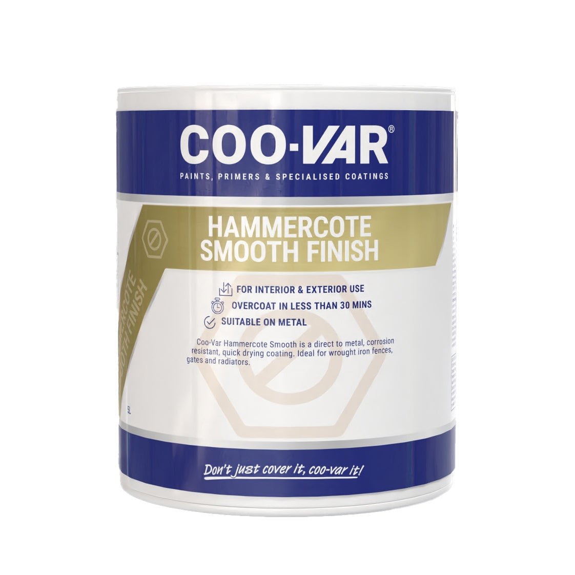 Coo - Var Hammercote Smooth Finish Metal Paint - Trusted Building Supplies