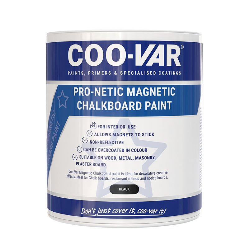 Coo - Var Pro - Netic Water Based Magnetic Chalkboard Paint - Trusted Building Supplies