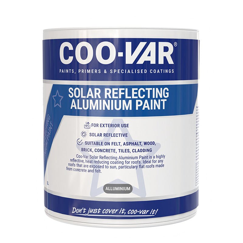 Coo - Var Solar Reflecting Aluminium Paint - Trusted Building Supplies