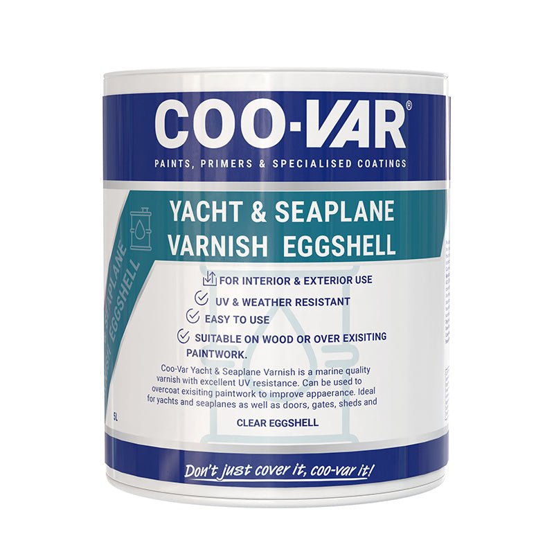 Coo - Var Yacht & Seaplane Varnish Eggshell - Trusted Building Supplies