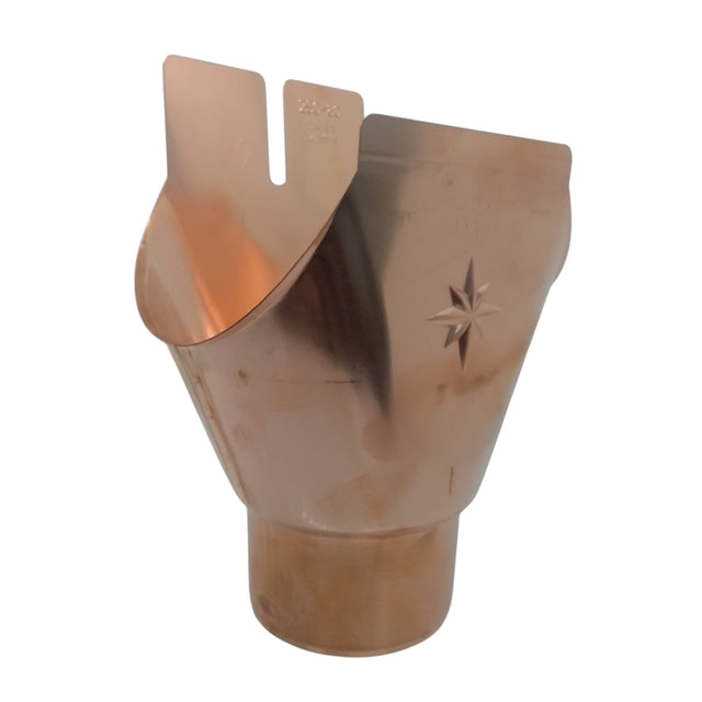 Coppa Gutta 125mm Half Round Copper Swiss Outlet - Trusted Building Supplies