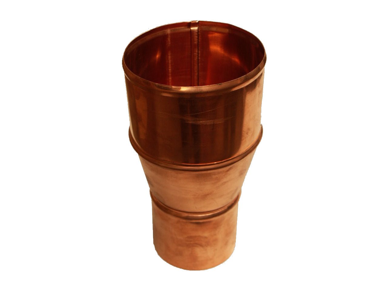 Coppa Gutta 80mm Round Copper Downpipe Reducer - Trusted Building Supplies