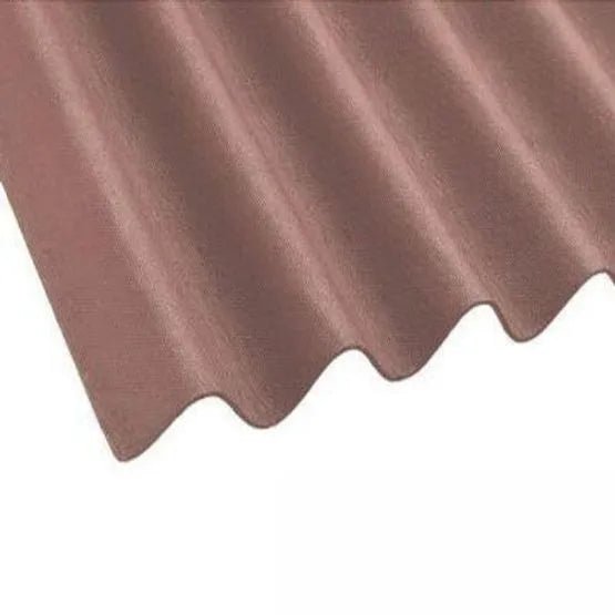 Coroline Brown Corrugated Bitumen Roofing Sheet - 2000mm x 950mm - Trusted Building Supplies