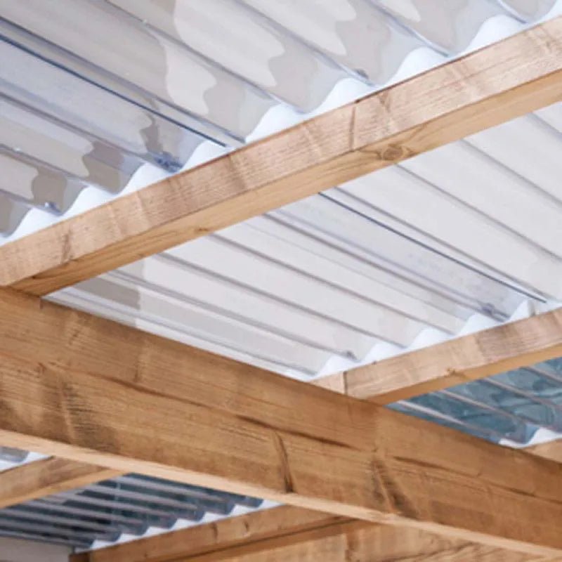 Coroline Translucent Corrugated PVC Roofing Sheets - 2000mm x 950mm - Trusted Building Supplies